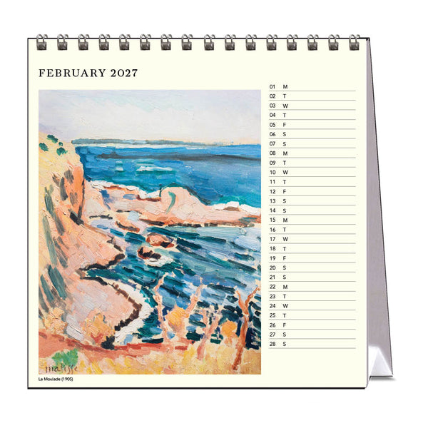 2027 Desk Calendar | Henri Matisse | Vevoke