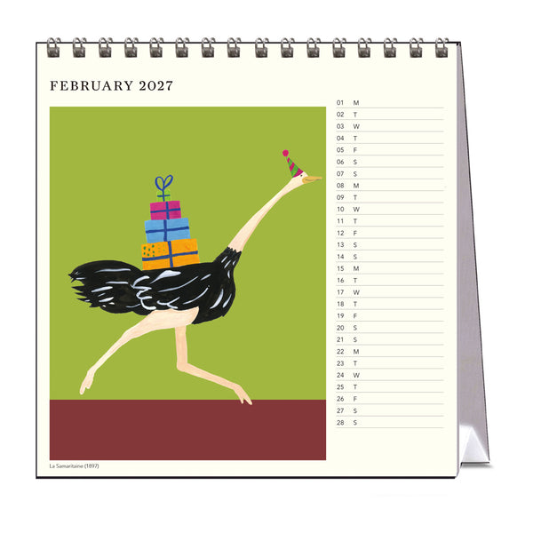 2027 Desk Calendar | Hutch Cassidy | Vevoke