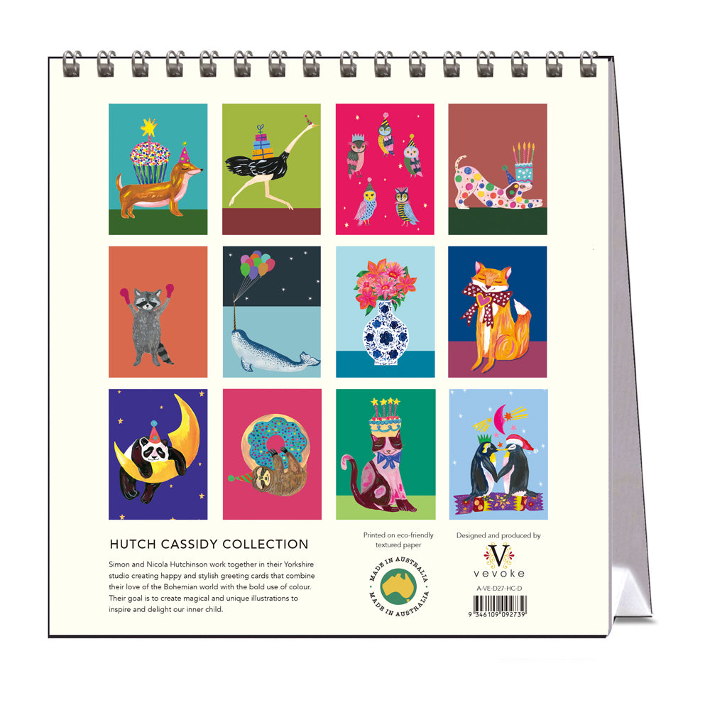 2027 Desk Calendar | Hutch Cassidy | Vevoke
