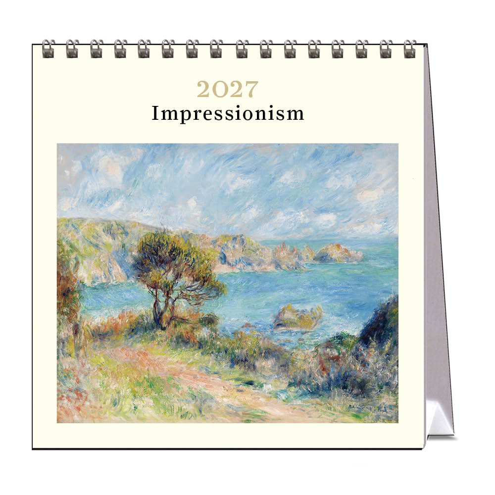 2027 Desk Calendar | Impressionism | Vevoke