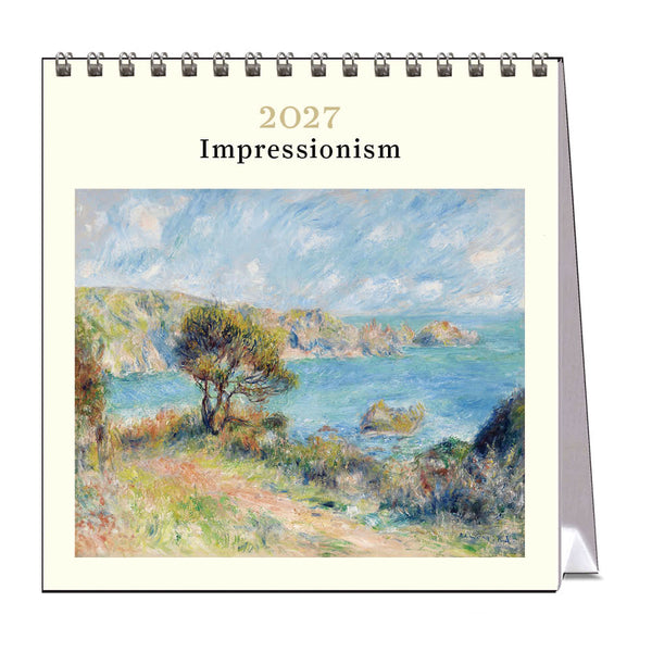 2027 Desk Calendar | Impressionism | Vevoke