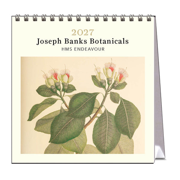 2027 Desk Calendar | Joseph Banks Botanicals| Vevoke