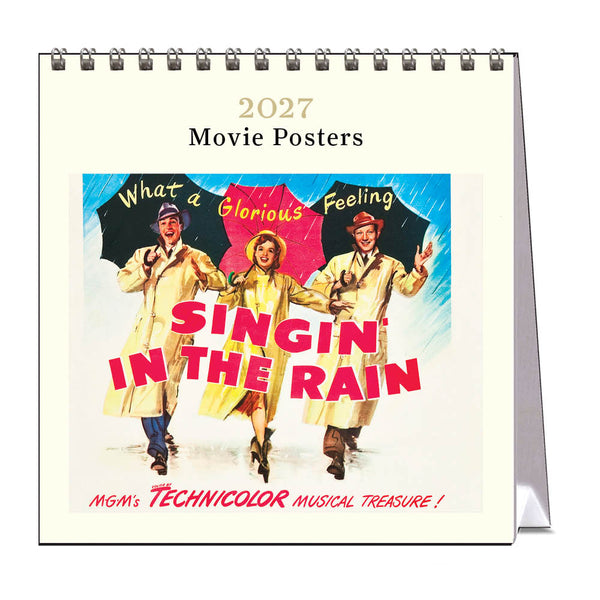 2027 Desk Calendar | Movie Posters | Vevoke