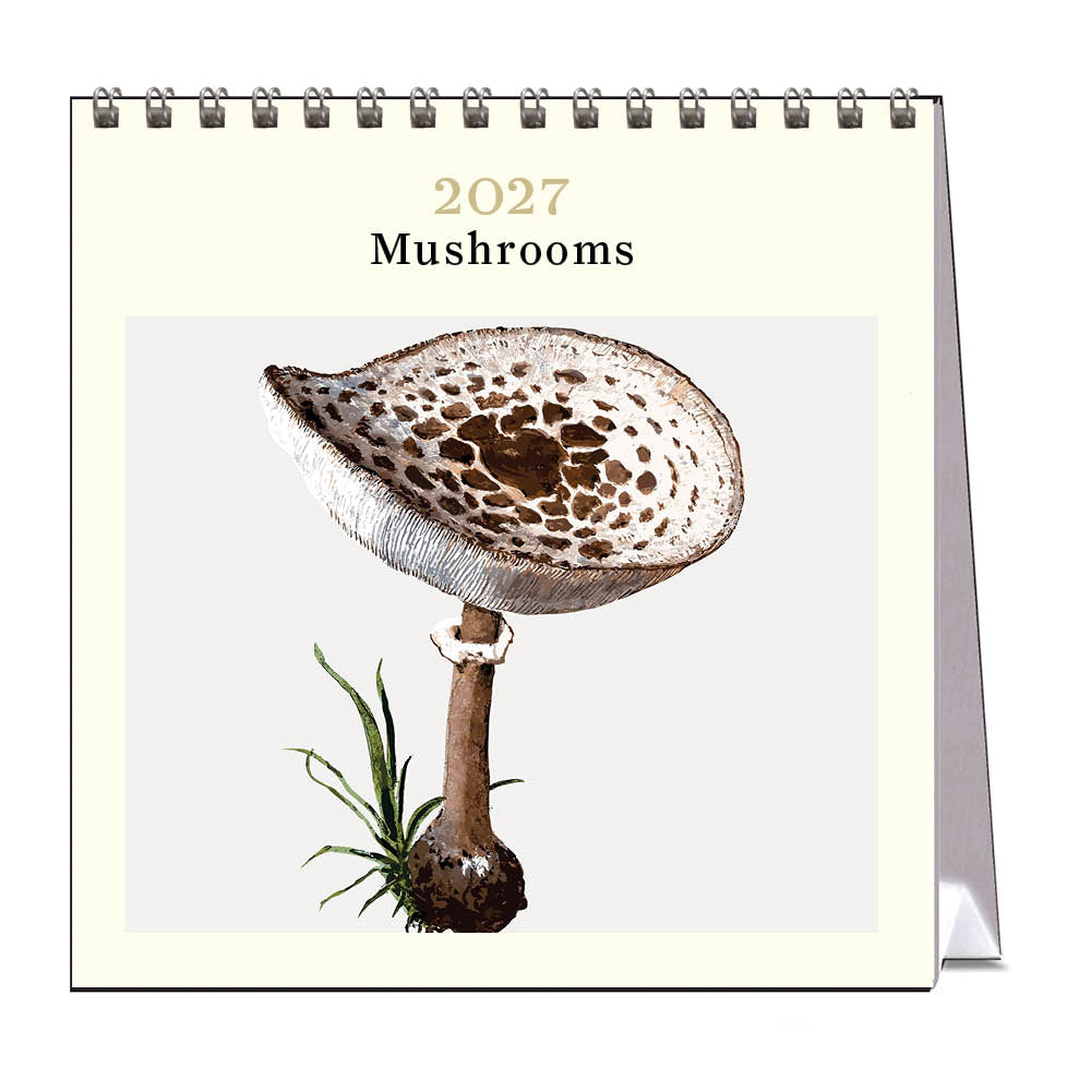 2027 Desk Calendar | Mushrooms | Vevoke