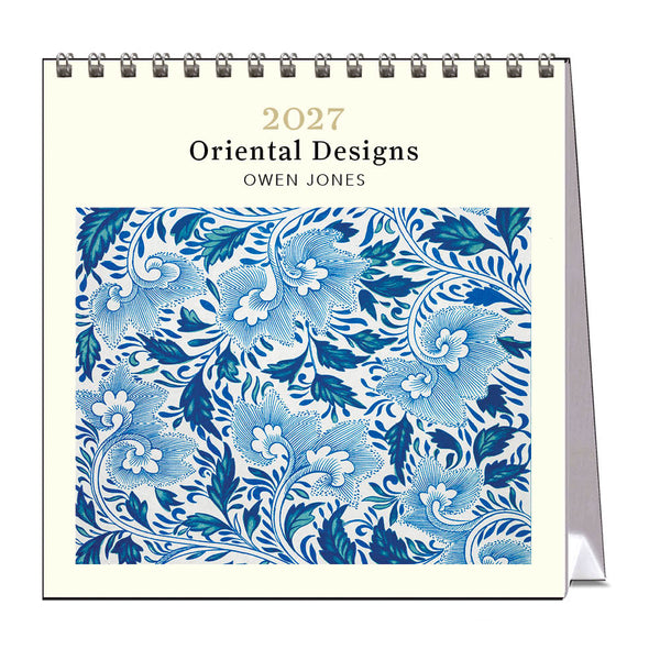 2027 Desk Calendar | Oriental Designs Owen Jones | Vevoke