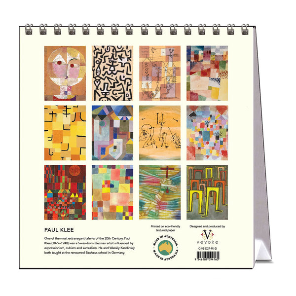 2027 Desk Calendar | Paul Klee | Vevoke