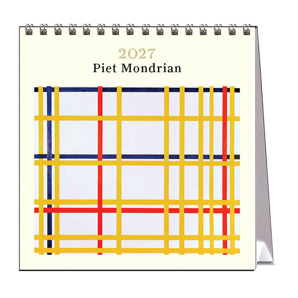 2027 Desk Calendar | Piet Mondrian | Vevoke