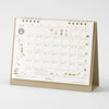 2027 Desk Calendar | Ring | Medium | Cat | Midori