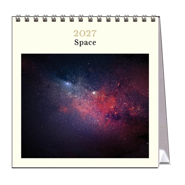 2027 Desk Calendar | Space | Vevoke