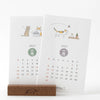 2027 Desk Calendar | Stand | Cat | Midori