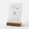 2027 Desk Calendar | Stand | Cat | Midori