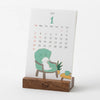 2027 Desk Calendar | Stand | Dog | Midori