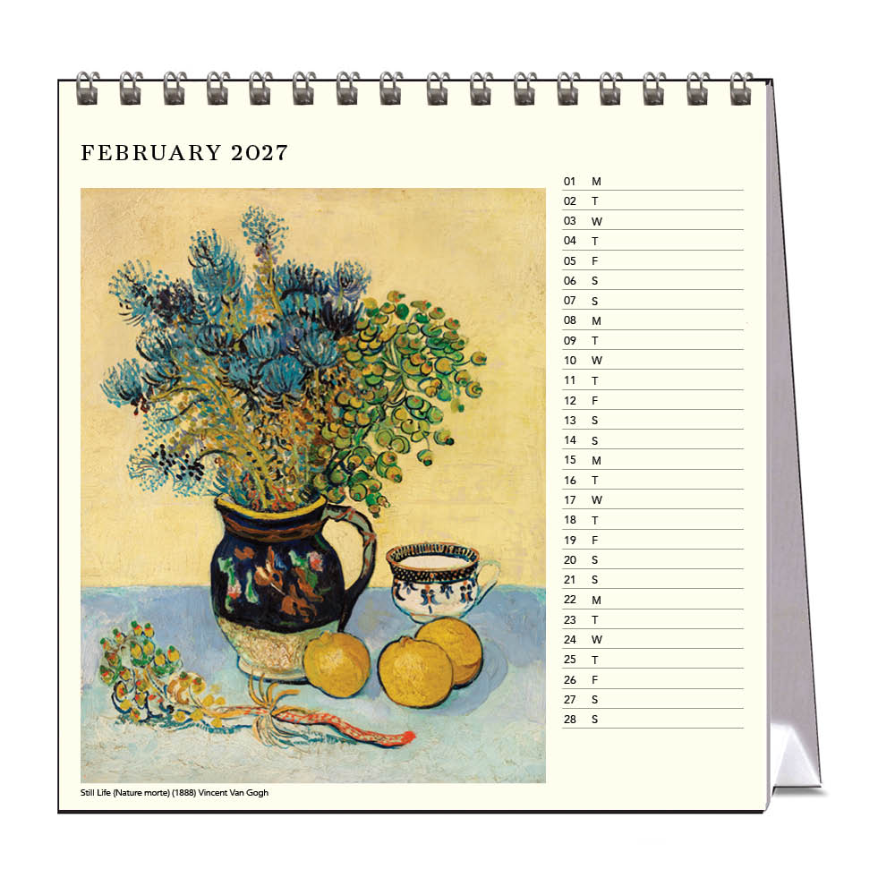2027 Desk Calendar | Still Life | Vevoke