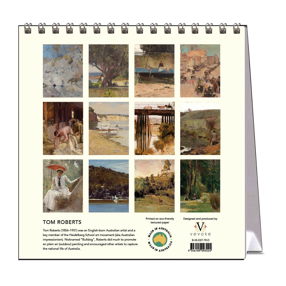 2027 Desk Calendar | Tom Roberts | Vevoke