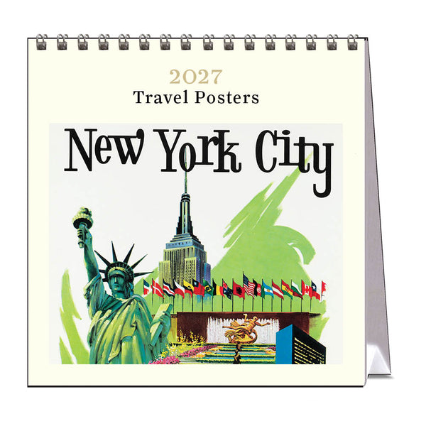2027 Desk Calendar | Travel Posters | Vevoke