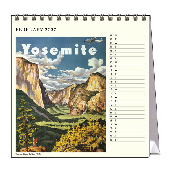 2027 Desk Calendar | Travel Posters | Vevoke
