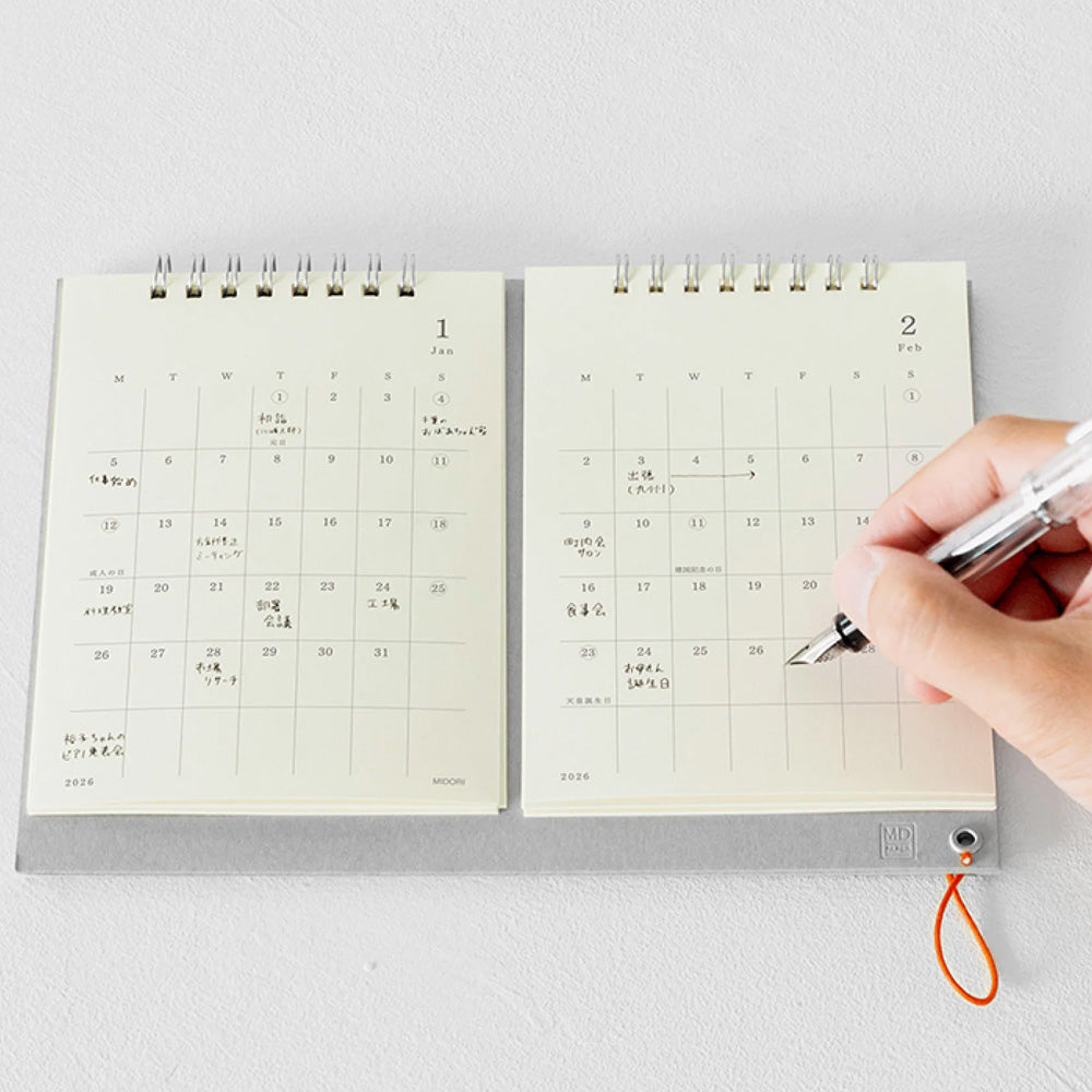 2027 Desk Calendar | Twin | MD Product | Midori