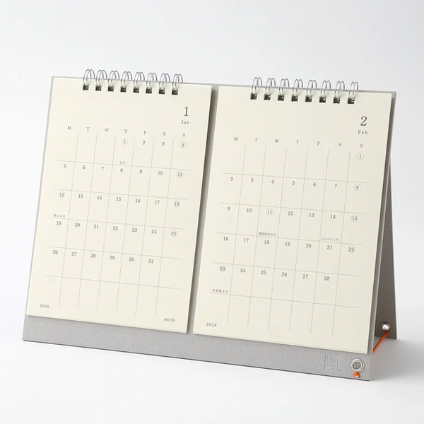 2027 Desk Calendar | Twin | MD Product | Midori