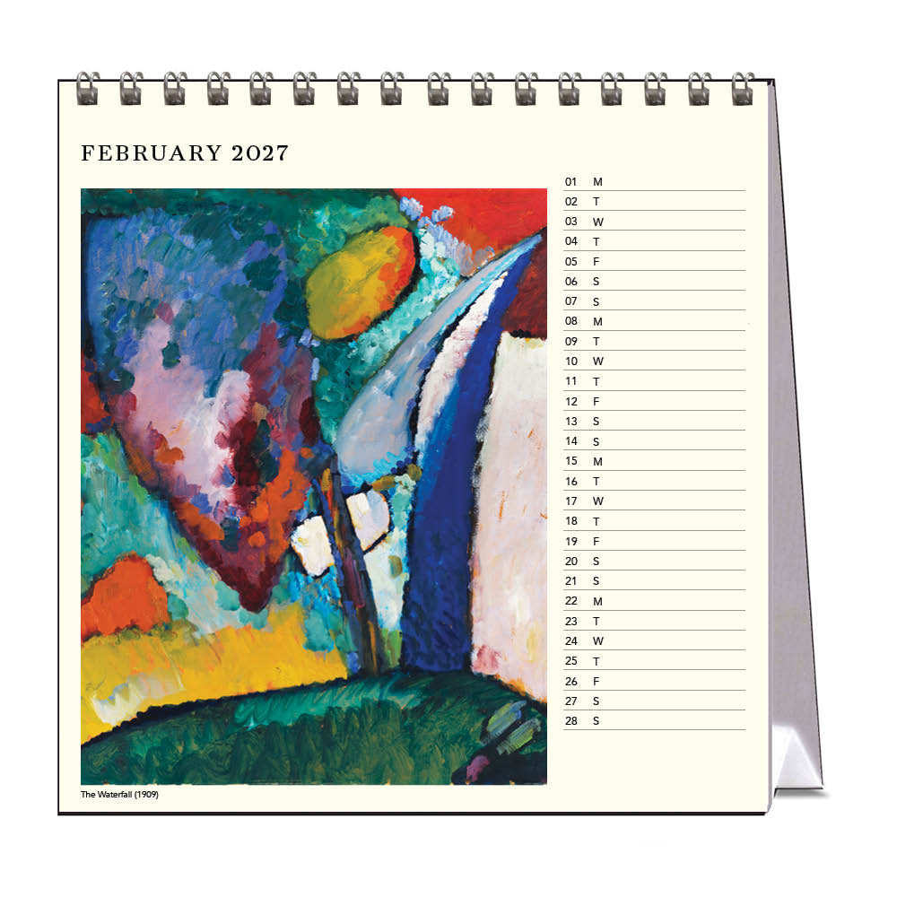 2027 Desk Calendar | Wassily Kandinsky | Vevoke
