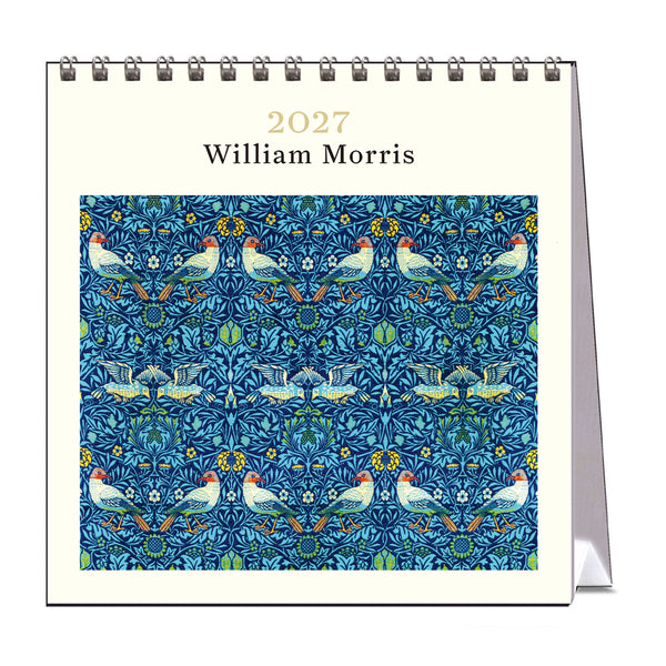 2027 Desk Calendar | William Morris | Vevoke