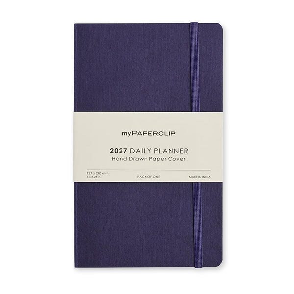 2027 Diary | Daily Planner | Soft Wibalin Paper Cover | myPaperclip | 4 COLOUR OPTIONS AVAILABLE