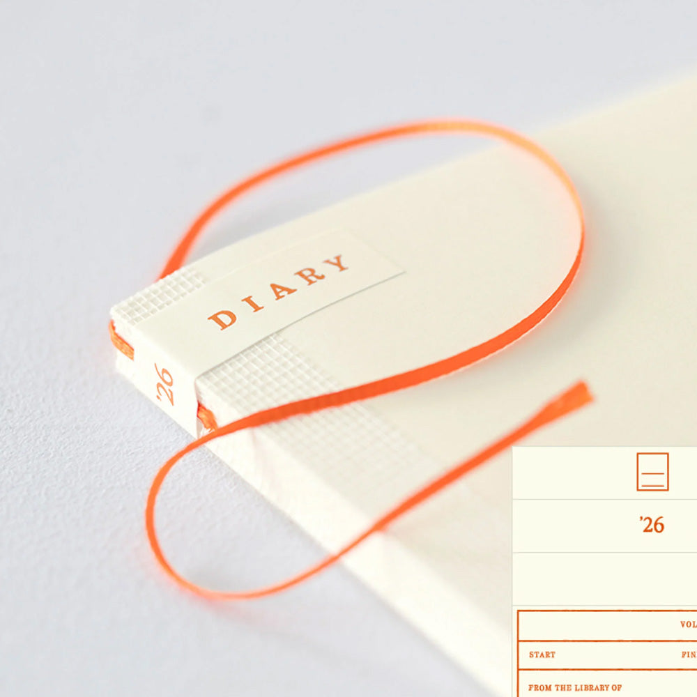 2027 Diary | Notebook Diary | Monthly Block & Memo | MD Product | Midori | 4 SIZE OPTIONS AVAILABLE