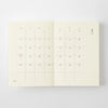 2027 Diary | Notebook Diary | Monthly Block & Memo | MD Product | Midori | 4 SIZE OPTIONS AVAILABLE
