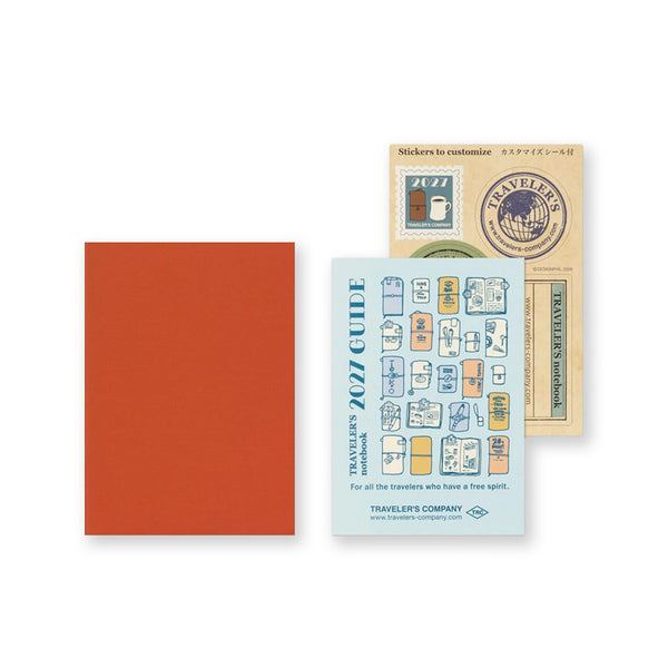 2027 Diary | Insert | Monthly | Traveler's Company | 2 SIZE OPTIONS AVAILABLE