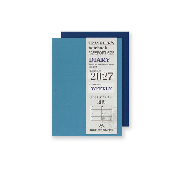 2027 Diary | Insert | Passport | Weekly | Traveler's Company