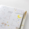 2027 Diary | Monthly | Pocket Diary | Slim | Dog | Midori