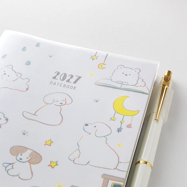 2027 Diary | Monthly | Pocket Diary | Slim | Dog | Midori