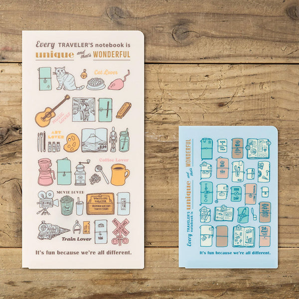 2027 Diary | Insert | Clear Folder | Traveler's Company | 2 SIZE OPTIONS AVAILABLE