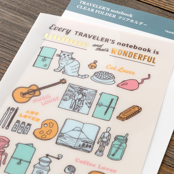 2027 Diary | Insert | Clear Folder | Traveler's Company | 2 SIZE OPTIONS AVAILABLE
