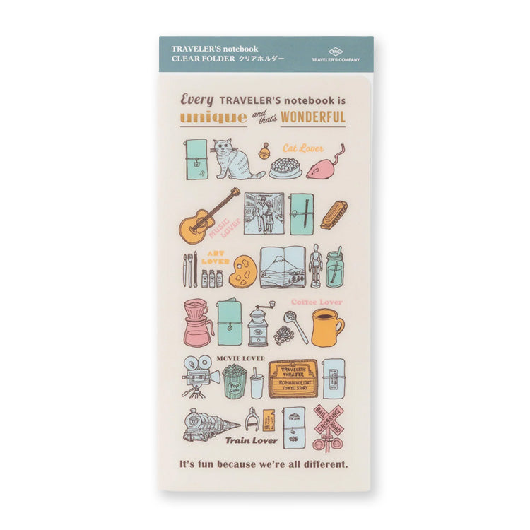 2027 Diary | Insert | Clear Folder | Traveler's Company | 2 SIZE OPTIONS AVAILABLE