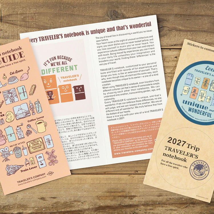 2027 Diary | Insert | Regular | Weekly & Memo | Traveler's Company