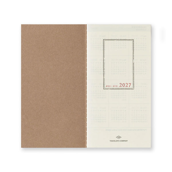 2027 Diary | Insert | Regular | Weekly & Memo | Traveler's Company