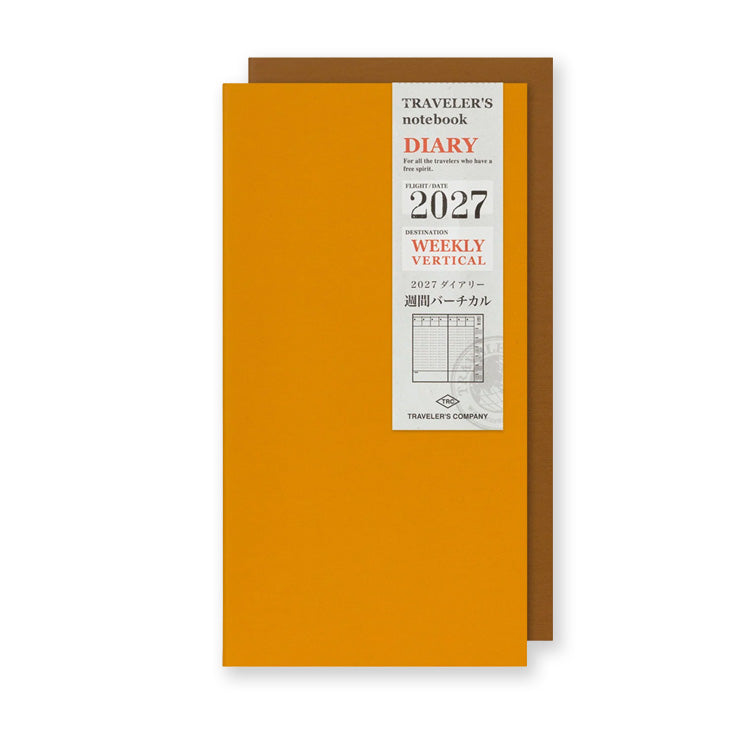 2027 Diary | Insert | Passport | Weekly | Traveler's Company