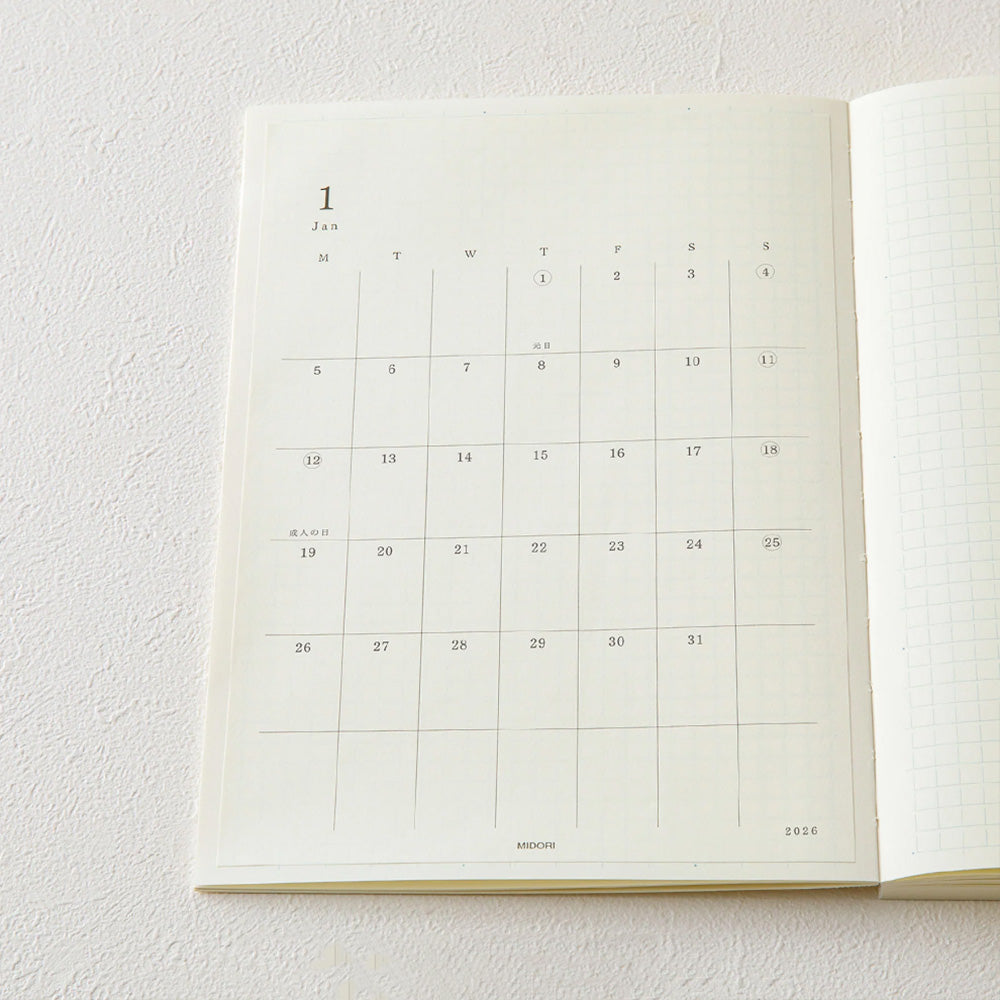 Sticker | Diary Sticker | 2027 | MD Paper | Midori | 2 SIZE OPTIONS AVAILABLE