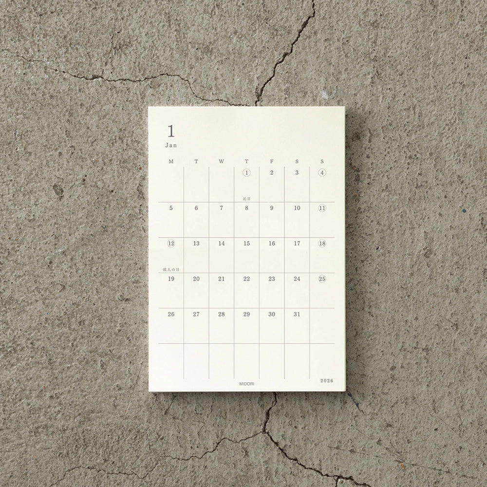 Sticker | Diary Sticker | 2027 | MD Paper | Midori | 2 SIZE OPTIONS AVAILABLE
