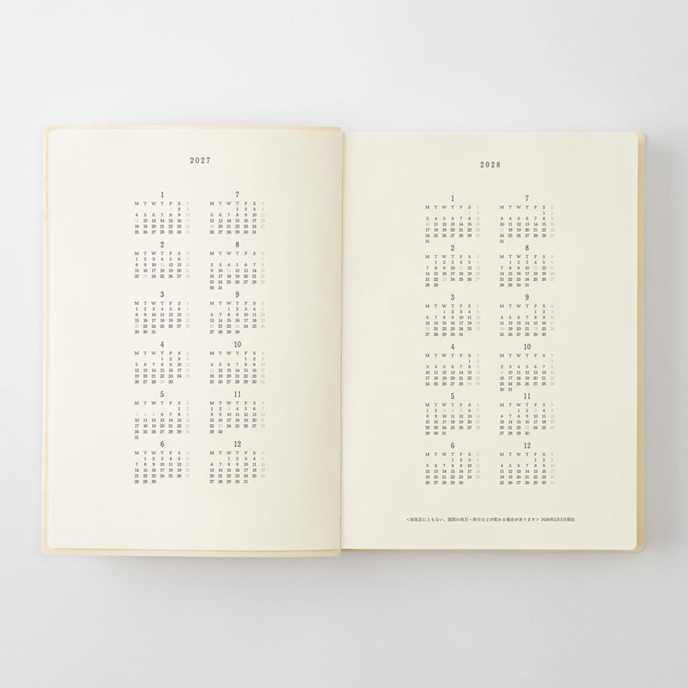 2027 Diary | Daily | MD Product | 3 SIZE OPTIONS AVAILABLE