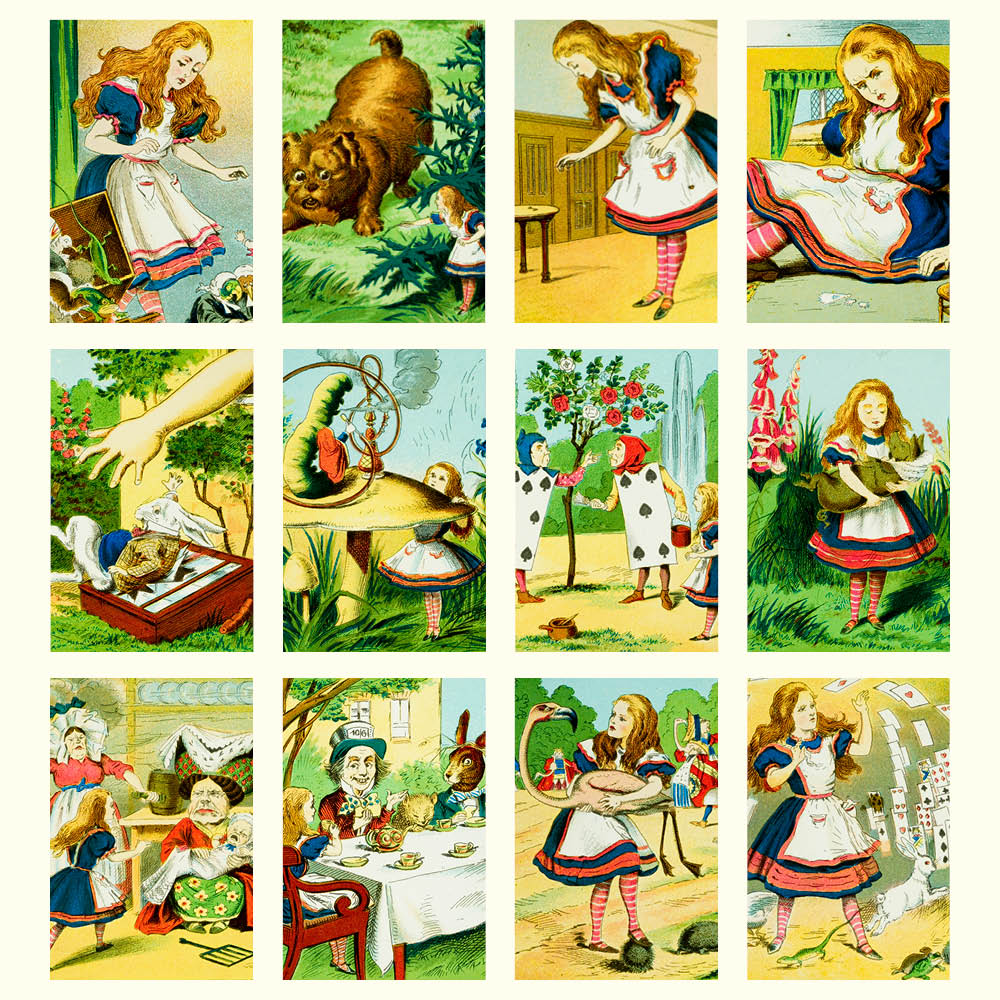 2027 Wall Calendar | Alice In Wonderland | Vevoke