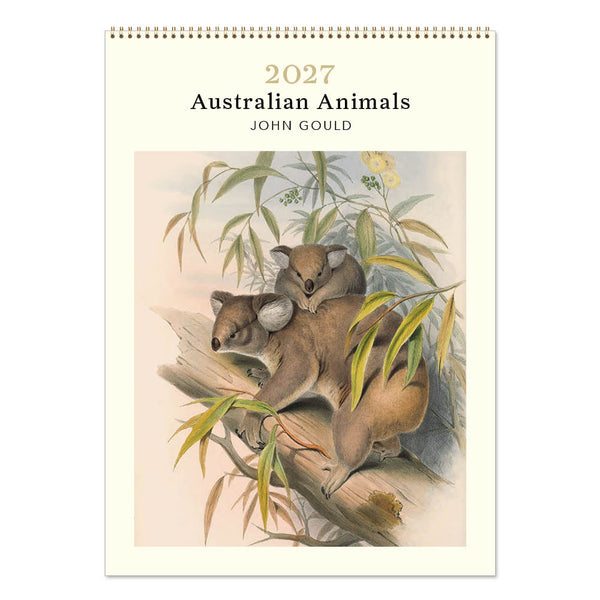 2027 Wall Calendar | John Gould Australian Animals | Vevoke