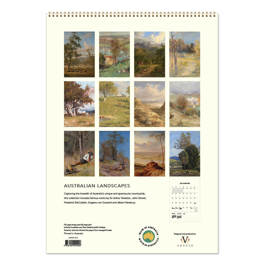 2027 Wall Calendar | Australian Landscapes | Vevoke
