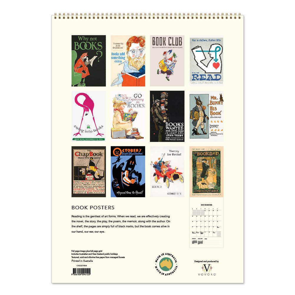 2027 Wall Calendar | Book Posters | Vevoke