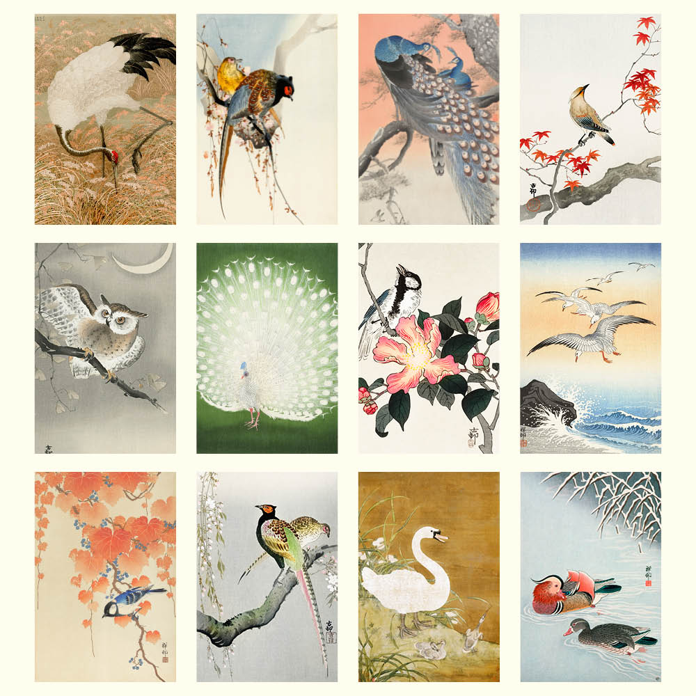 2027 Wall Calendar | Japanese Birds | Vevoke