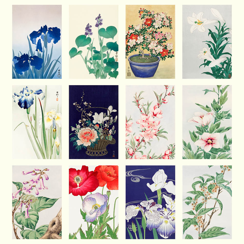 2027 Wall Calendar | Japanese Flowers | Vevoke