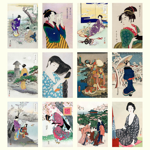 2027 Wall Calendar | Japanese Woodblock | Vevoke