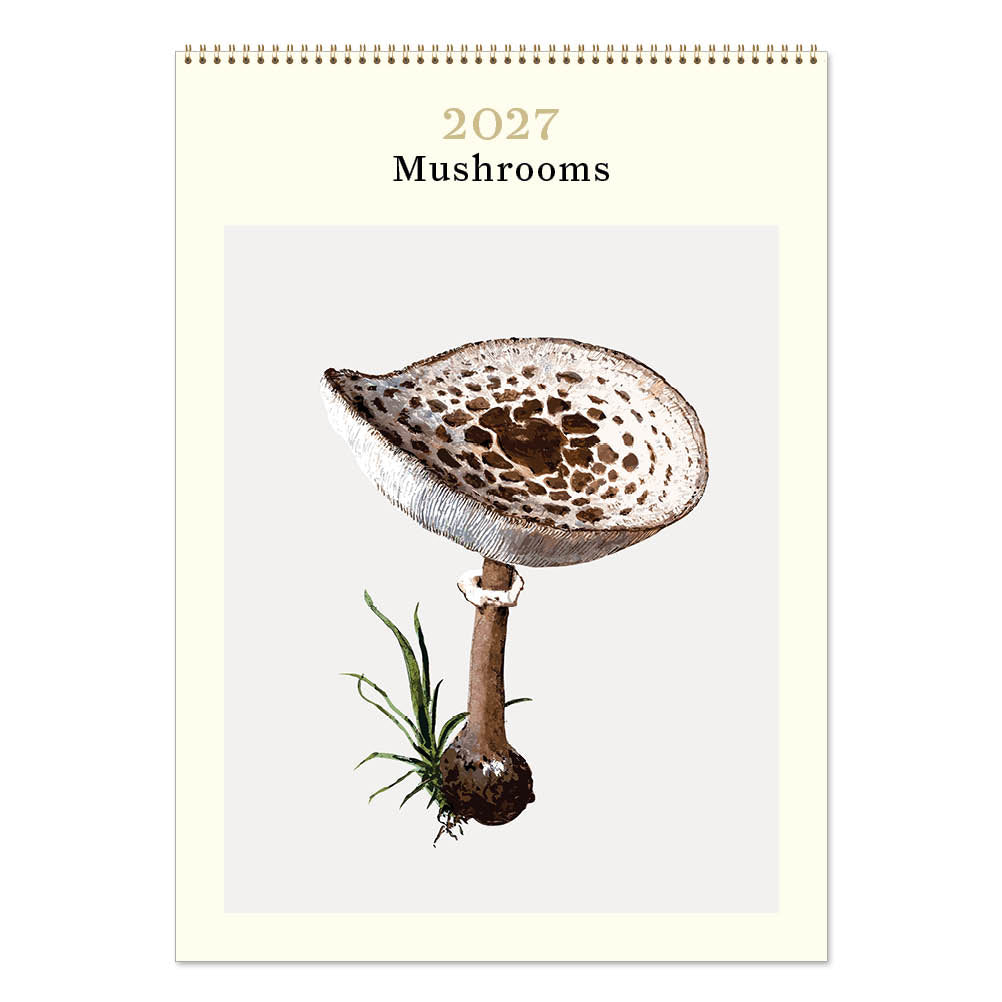 2027 Wall Calendar | Mushrooms | Vevoke