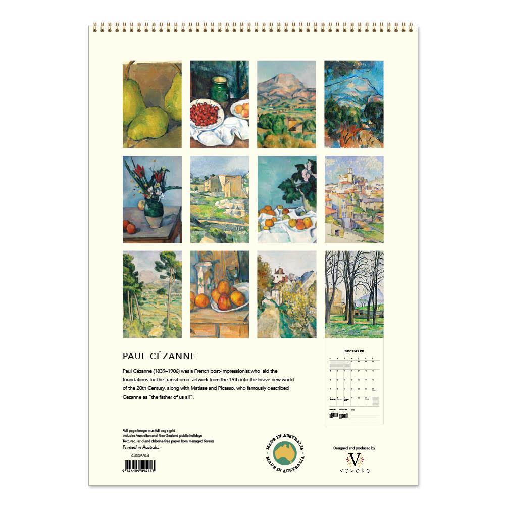 2027 Wall Calendar | Paul Cezanne | Vevoke