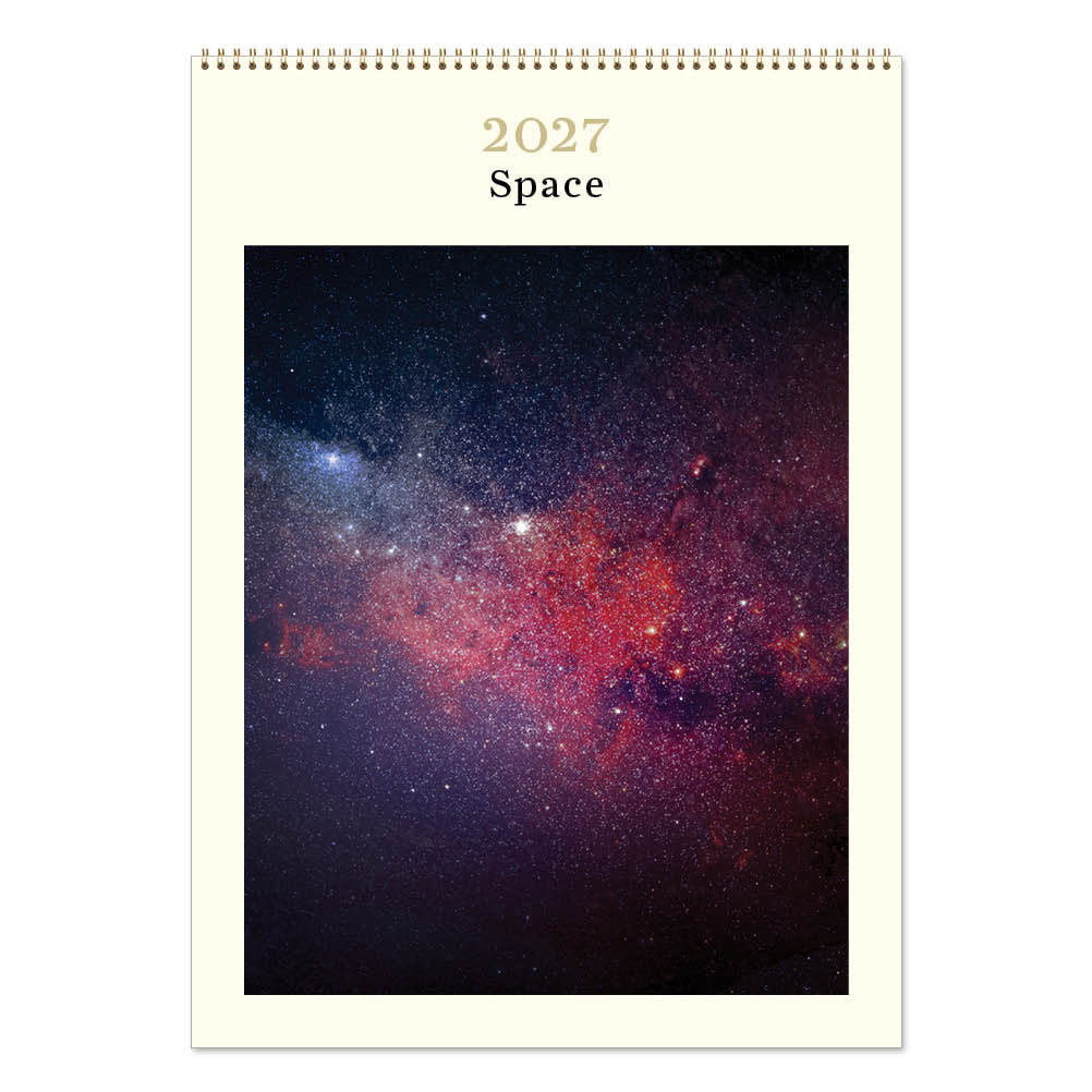 2027 Wall Calendar | Space | Vevoke